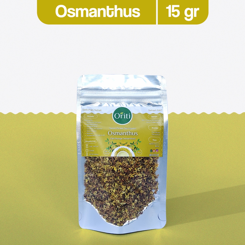 

OSMANTHUS TEA | Teh Osmanthus | 15 gr | Teh Bunga Asli | Teh Bunga Premium | Oriti