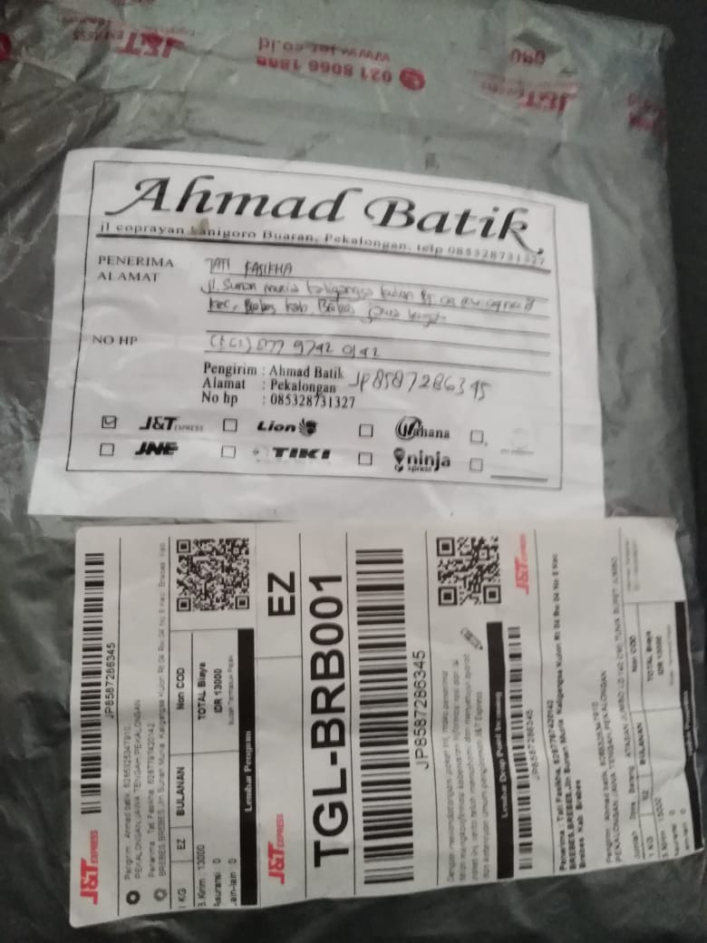 Gamis Batik Super Jumbo Ld 110,120 Best Seller