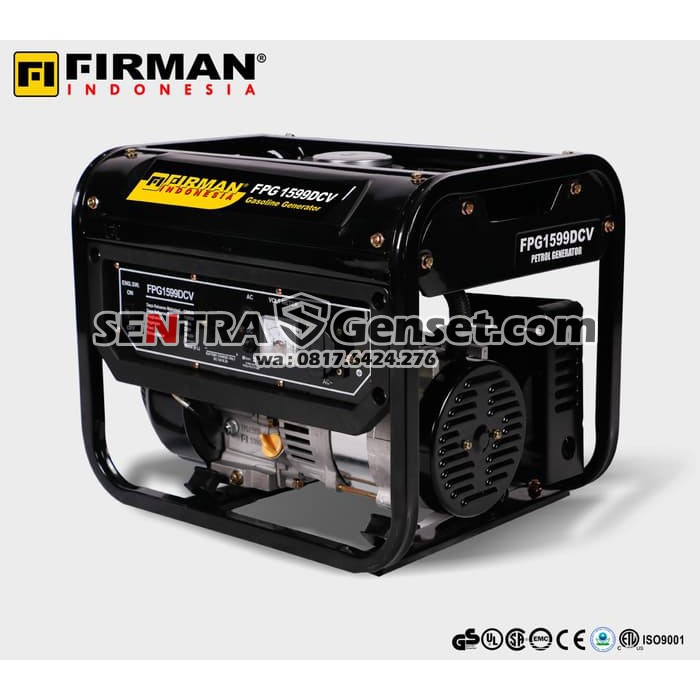 genset 1000 watt. generator Firman FPG1599DCV