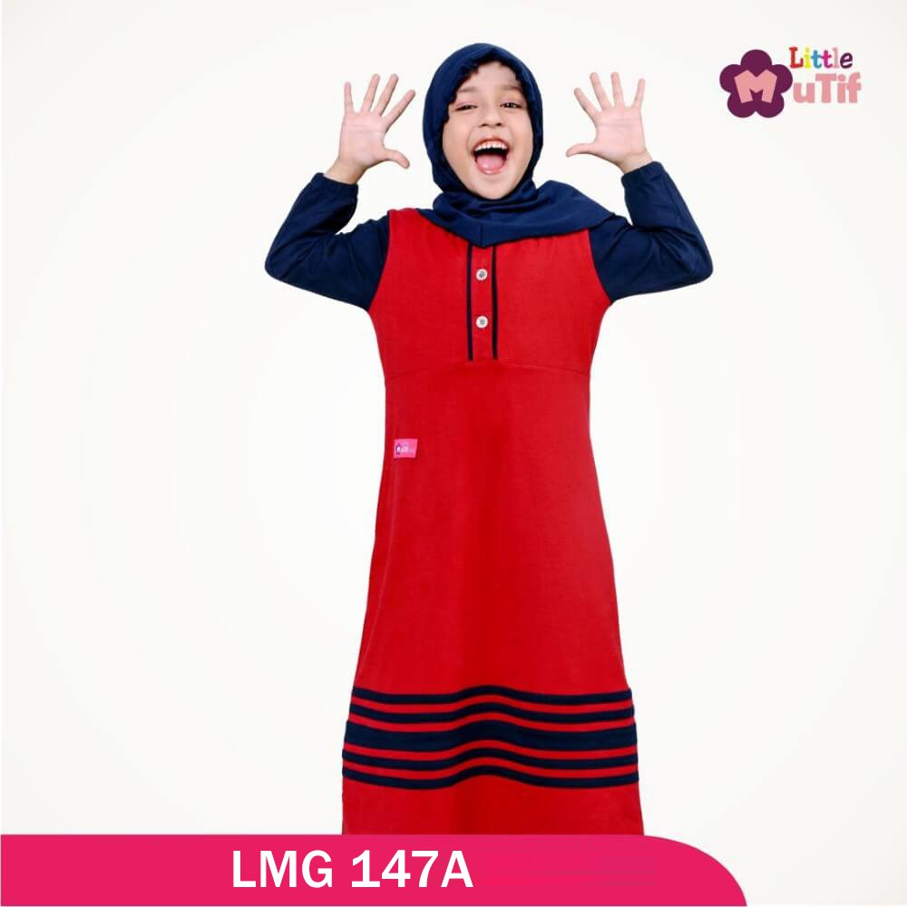 Baju Muslim Anak Little Mutif - Baju Gamis Anak - Busana Muslim Anak Perempuan