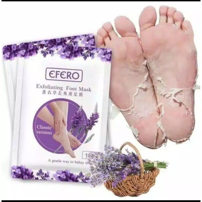 Efero Exfoliating foot mask masker kaki foot peeling Oseyo