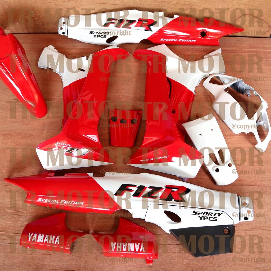 Cover Body Fizr F1zr Malboro Merah Putih Full Set Halus Cover Bodi Yamaha Fiz r