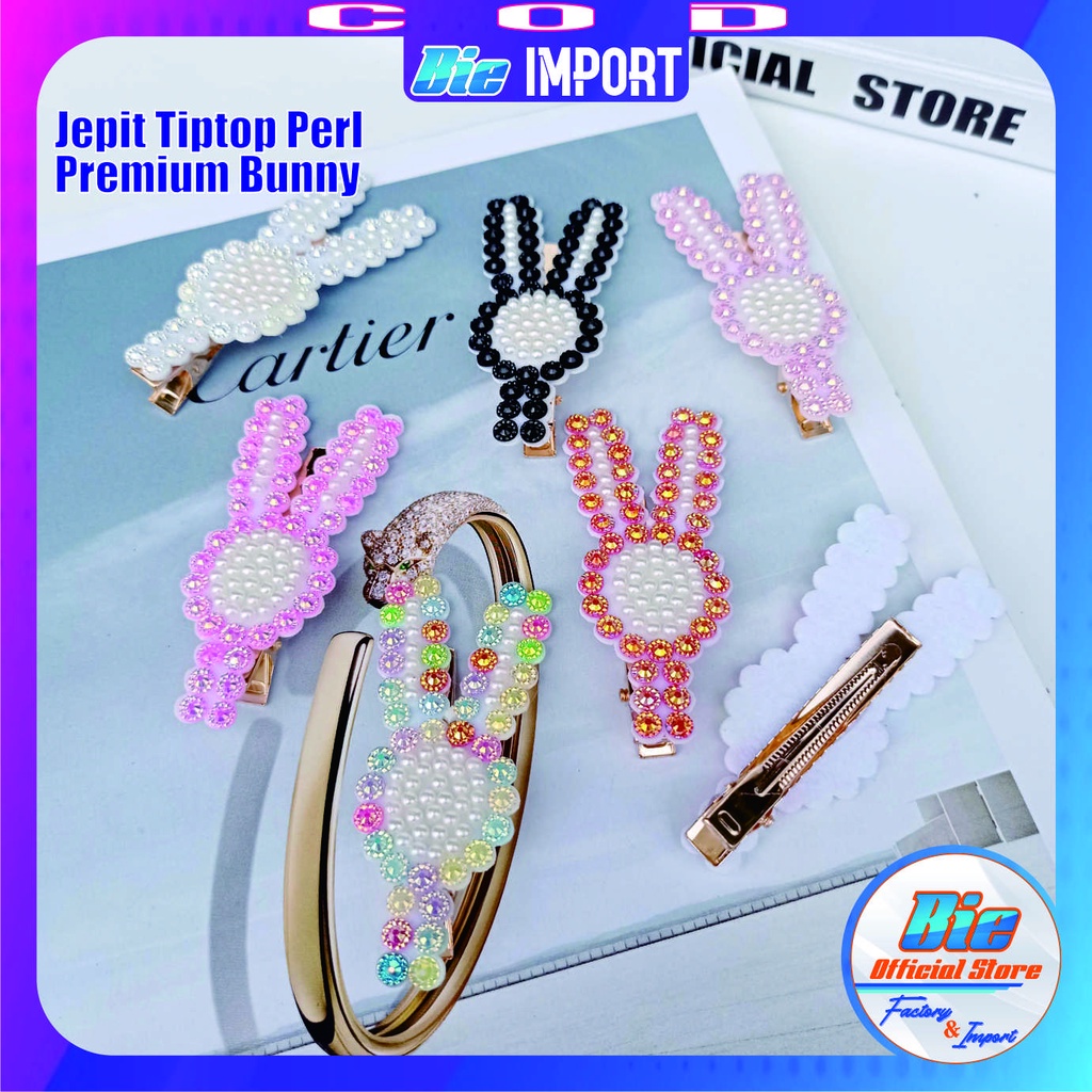 Jepit Korea Tiptop Mutiara Premium Impor Best Seller