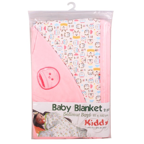 Kiddy Selimut Bayi/ Bedong Bayi Isi 2 Pcs - Baby Blanket