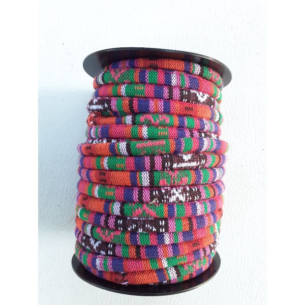 Tali Motif Tenun Tali Gelang Tenun Etnik Unik etnic ethnic indian lombok Tali Kalung Masker-25