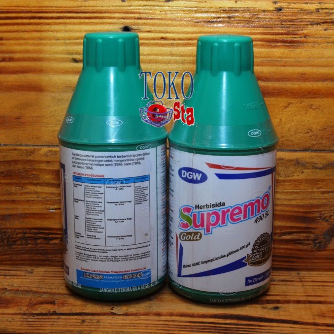 Herbisida Supremo Gold 490 SL 200 ml Ampuh Basmi Rumput dan Gulma