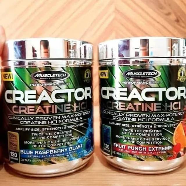 Muscletech Creactor 120 Serving Creatine HCL NOT Platinum Creatine