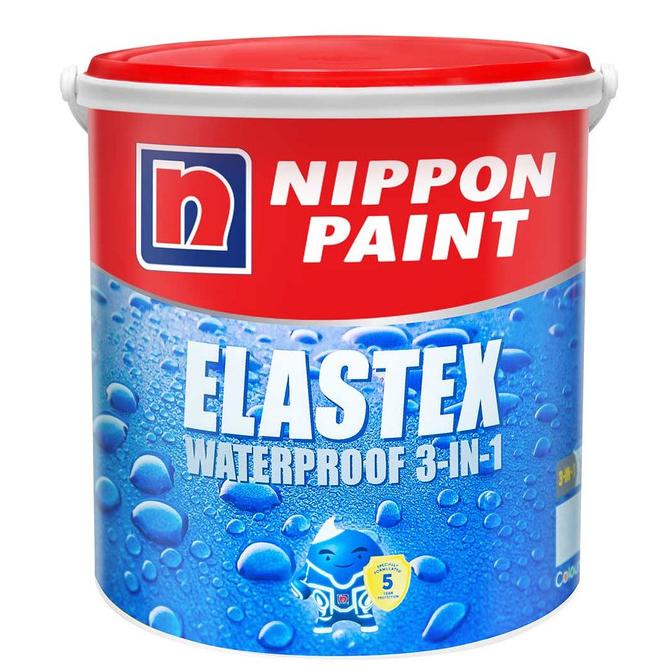 CAT ELASTEX WATERPROOF (Pelapis Anti Bocor) NIPPON PAINT 3 in 1 - 4 KG