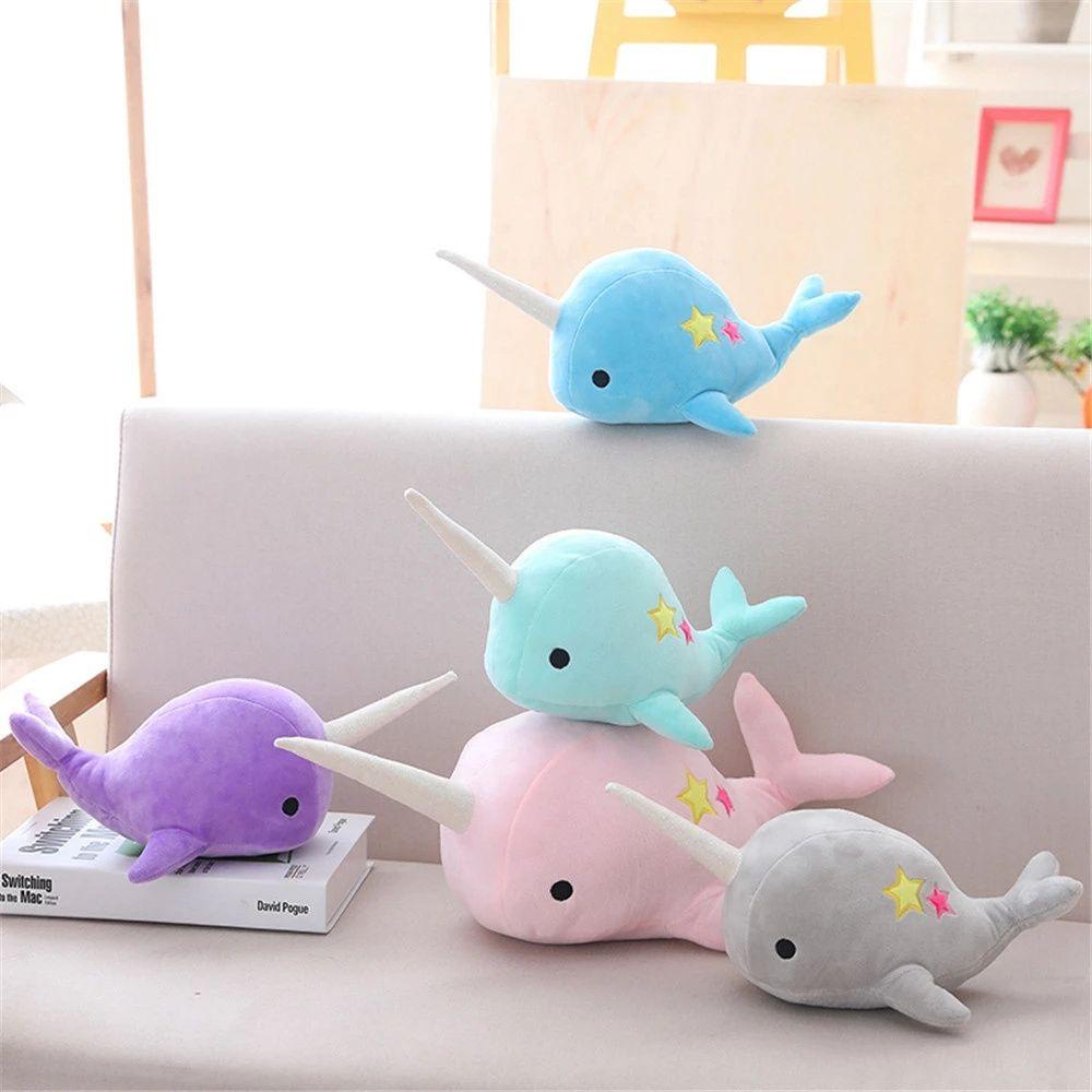 Quinton Whale Mainan Mewah Hadiah Ulang Tahun Anak Hadiah Mainan Lembut Boneka Binatang Bayi Kid Girl Toy Decorations Sea Animal