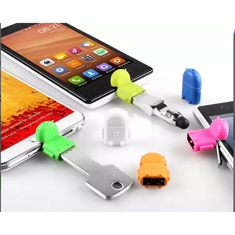 OTG Penyambung USB Ke HP On The Go Flash Disk Mouse Connector To Android Handphone