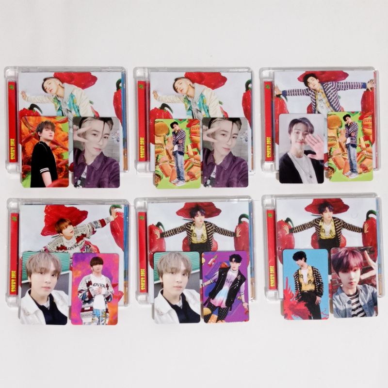 NCT DREAM Hot Sauce Jewel Case Unsealed Full Set - Mark Jaemin Renjun Haechan Jisung Chenle AR PC