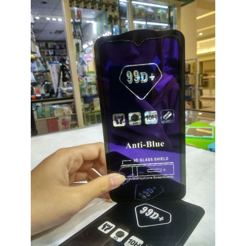 TEMPERED GLASS TG 10D BLUE LIGHT ANTI RADIASI REDMI NOTE 8