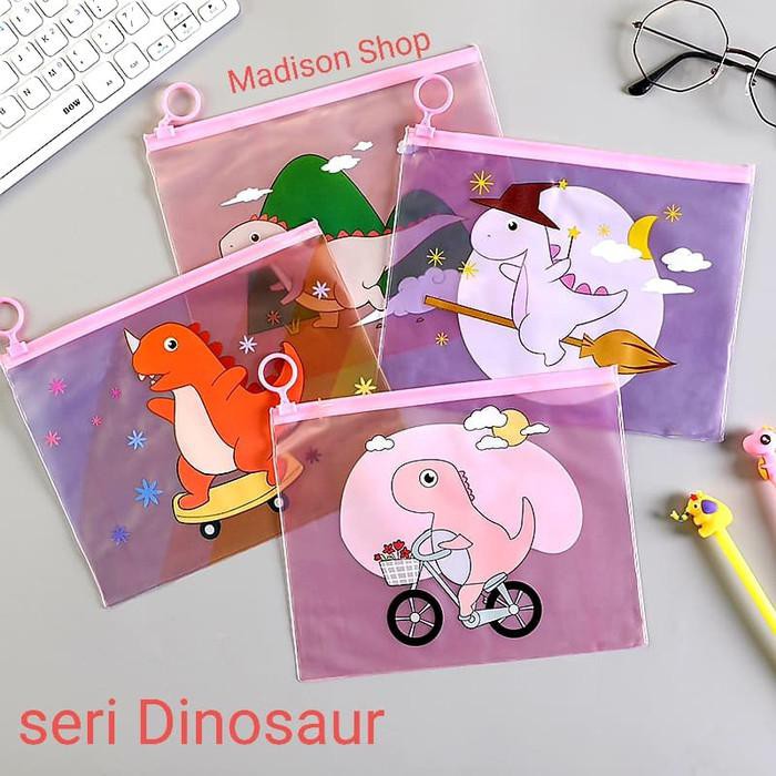 

Tempat Pensil PVC murah Dompet Masker Murah Kado Anak Unicorn Dinosaur - Unicorn
