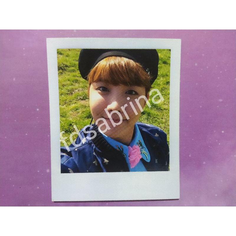 Official Photocard Polaroid BTS J-Hope Young Forever