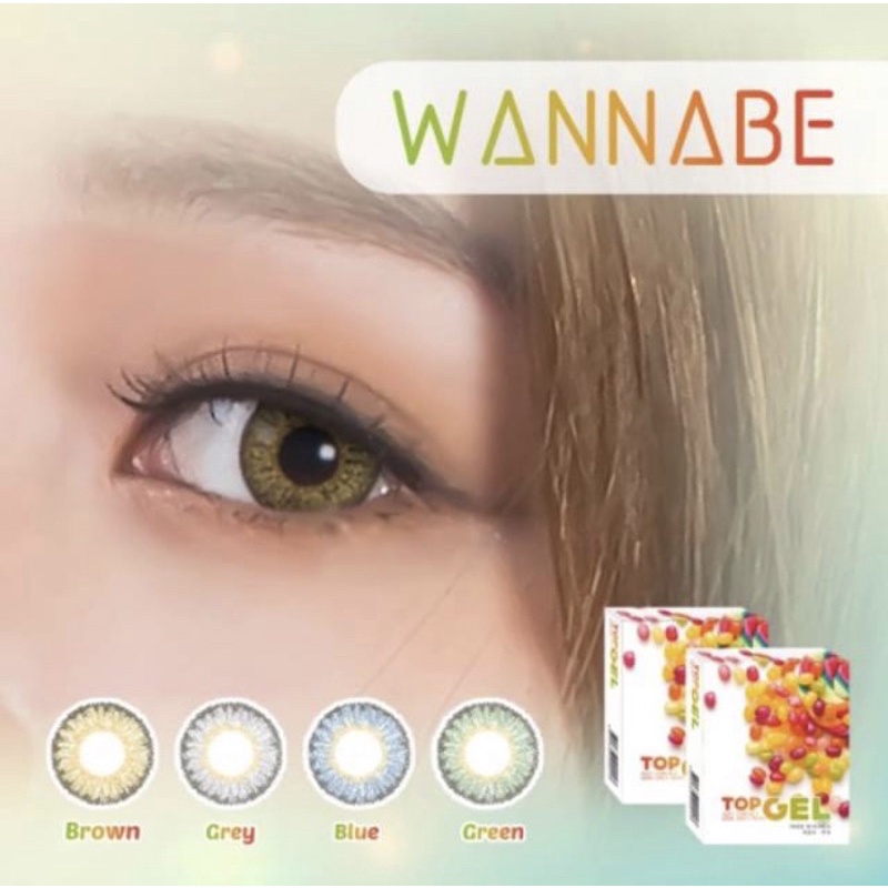 Softlens Top gel Wannabe by E.O.S Company NORMAL ONLY dia 14,5