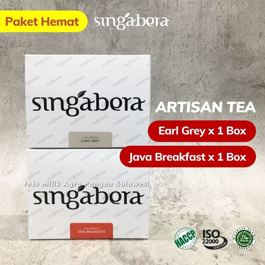 

Earl Grey Java Breakfast Singabera | Black Tea Teh Hitam Indonesia Bergamot Premium Artisan Bundle