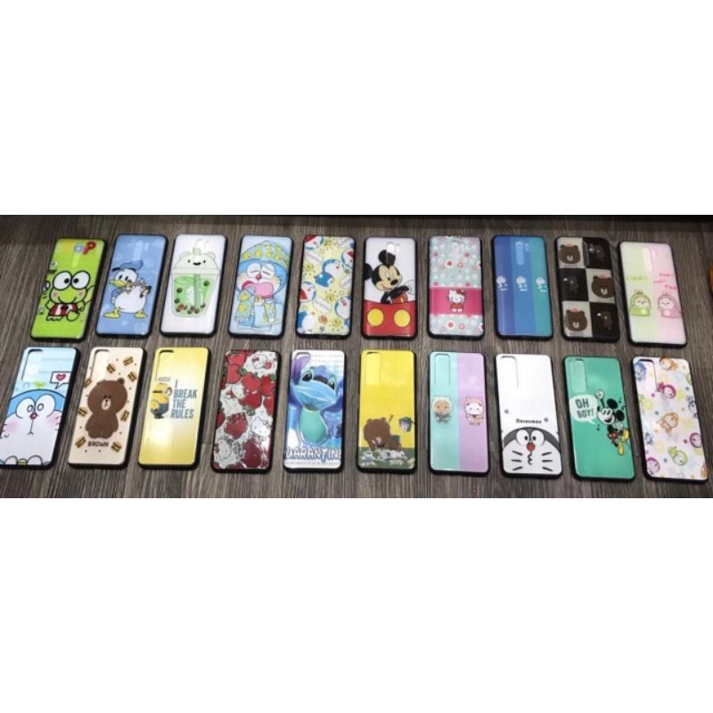 CASING REALME C3 , C17 , NARZO 20 PRO , FUZE CASE KARTUN / SILIKON SOFT CASE GAMBAR
