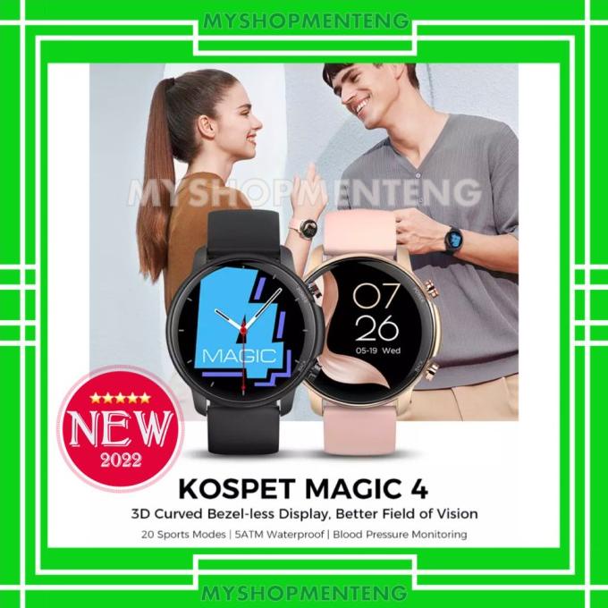 Kospet Magic 4 Smartwatch 5Atm Water Resistant Pranacitrazulda