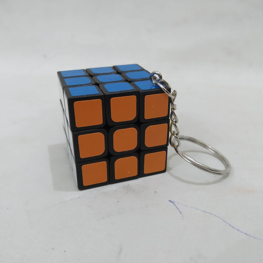 ganci gantungan kunci unik magic cube rubik hidup 3x3 3 x 3