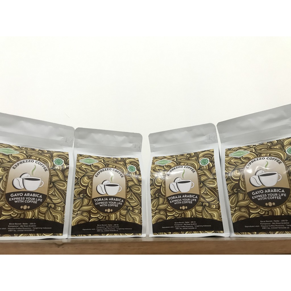 

Kopi Exprezzo Arabica Toraja (Roasted) - 250 gr