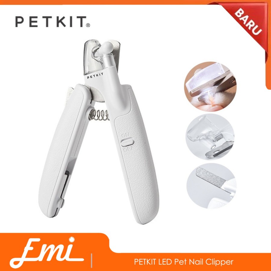 PETKIT LED Pet Nail Clipper Gunting Kuku Hewan Peliharaan