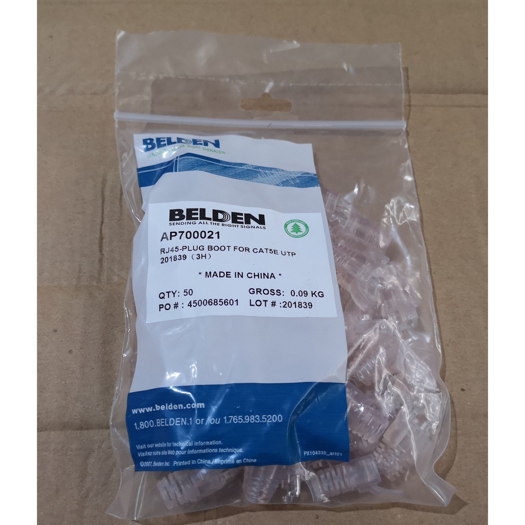 Plugboot Belden Cat 5E Original AP700021