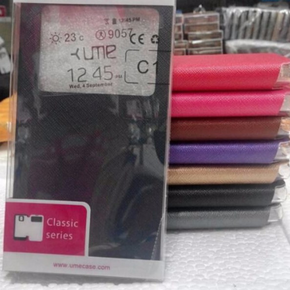 Ume Classic View Leather Case Lenovo A6000 - A6000 Plus - A6010