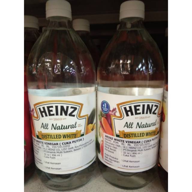 

Heinz destilled white vinegar