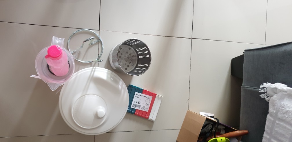 Tempat Penyimpanan Peralatan Makan, 18cm Baja Tahan Karat Or569