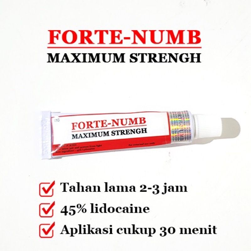 Forte ForteNumb 45% maximum Strenght Super Kebas BEST SELLER