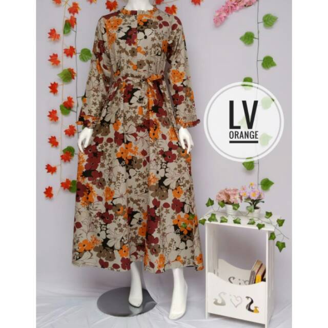 GAMIS KATUN JEPANG ORI, KIKY By Rumah Gamis Arza, LV serries