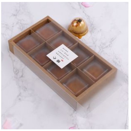 

READY box dus sekat 8 coklat dus bakingtools samson coklat