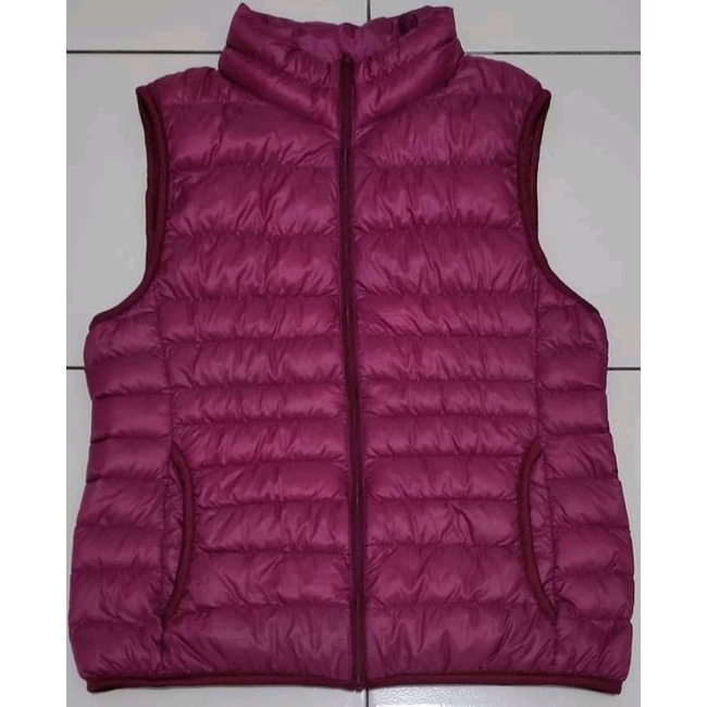 vest uniqlo bulu angsa