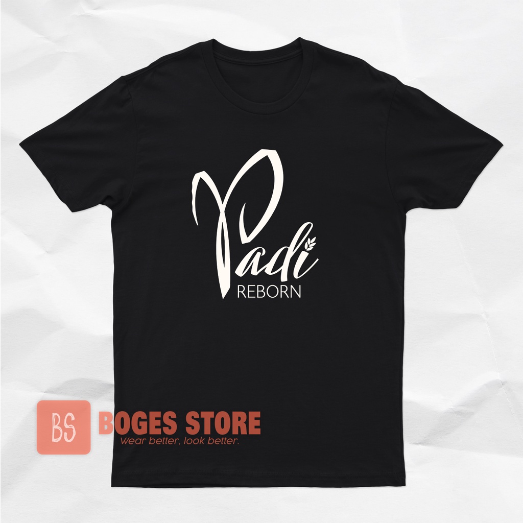 BOGES STORE - Kaos Distro Unisex Kaos Musik Band Padi Reborn