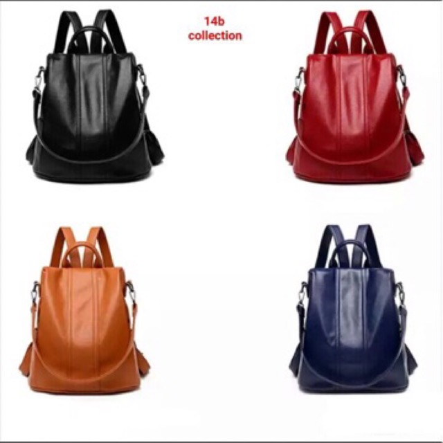 Backpack kulit ransel kulit wanita tas wanita murah backpack murah ransel wanita multifungsi