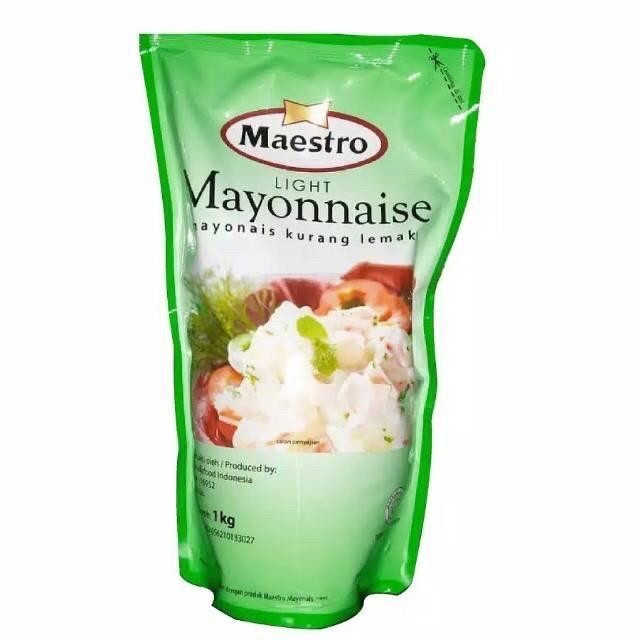 

Maestro Mayonnaise Original Pouch 1kg Mayonaise Maestro Refil 1 kg AEESHASTORE