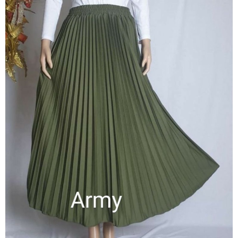 ROK PLISKET/PLEATED SKIRT PANJANG