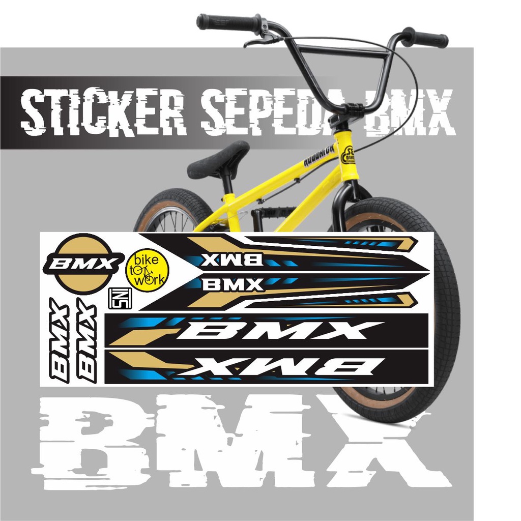 STICKER SEPEDA STRIPING VARIASI SEPEDA BMX / BMX VARIASI STICKER / BMX 02 06