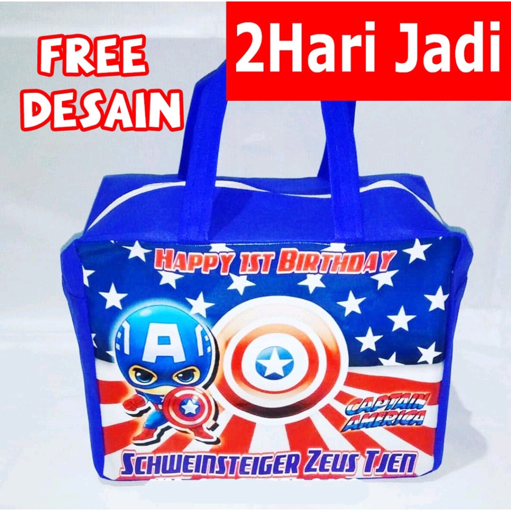 

Tas Ultah Anak / Tas Goodiebag / Bahan Tebal Pengerjaan Cepat Free Desain