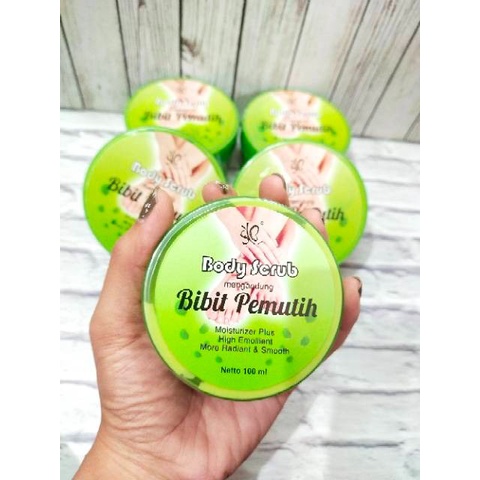 SYB Body Scrub Mengandung Bibit Pemutih / Pemutih badan / lulur pemutih - 100ml / Lulur Pemutih Badan SYB 100% Original  / Lulur Bibit Pemutih Badan SYB / Pemutih Alami / Cream Pemutih Paling Ampuh