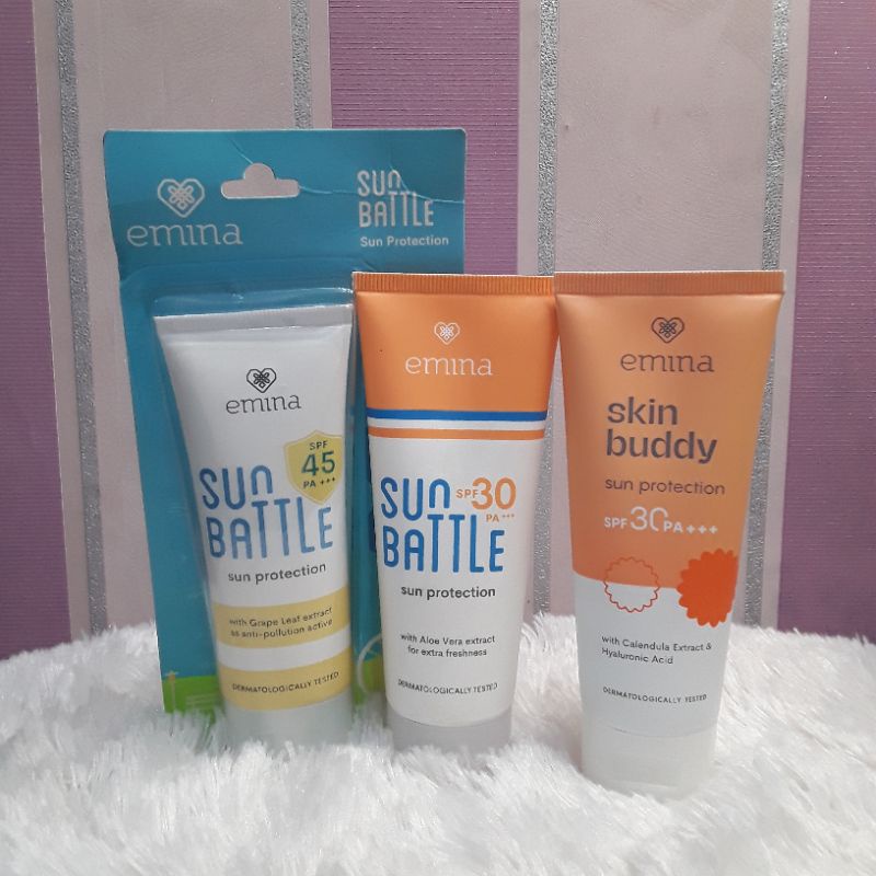 SUNSCREEN EMINA SKIN BUDDY& SUN BATTLE