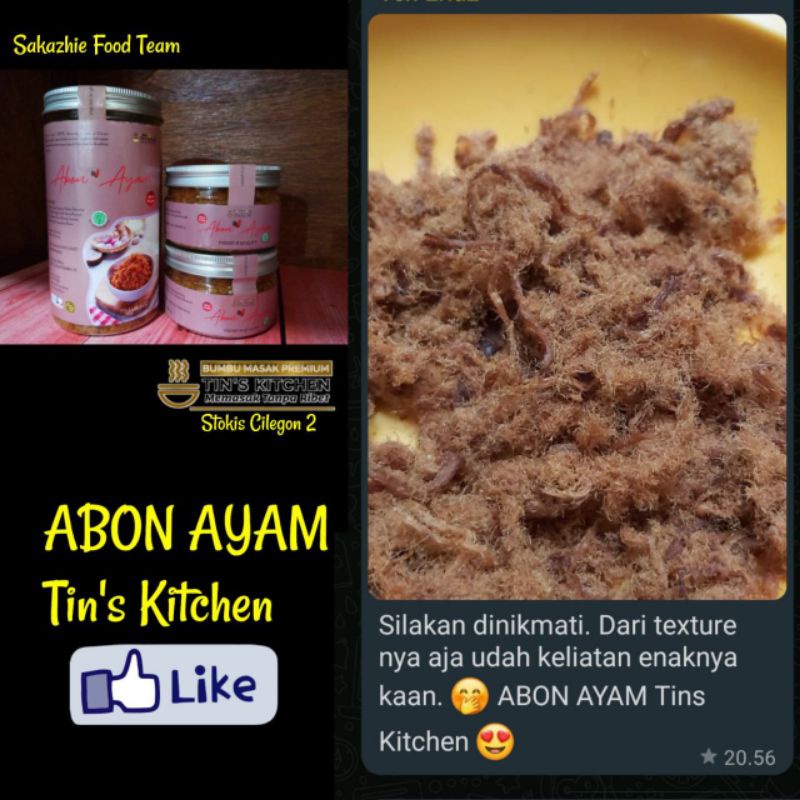 

TINS KITCHEN Abon Ayam Spesial Halal 100gr