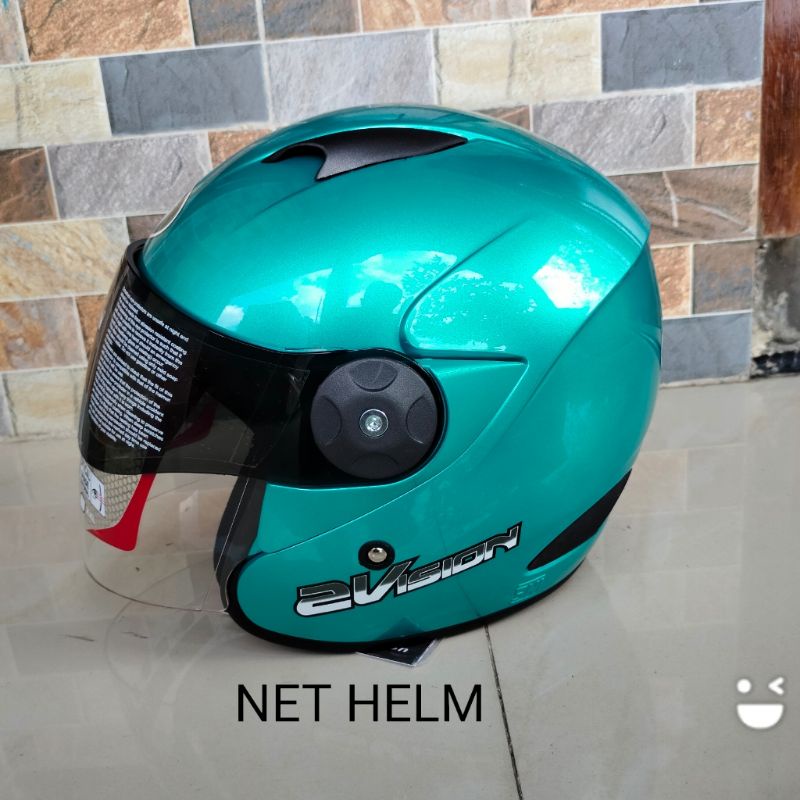 HELM KYT 2 VISION ICE BLUE ORI KYT 2 VISION