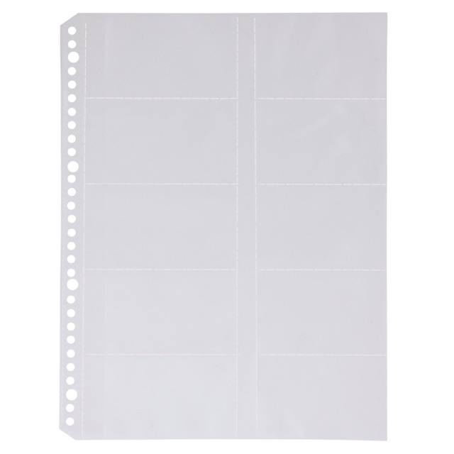 MUJI clear sleeve 10 pocket binder photocard ultra pro bcw bts wanna one exo twice got7 seventeen pc