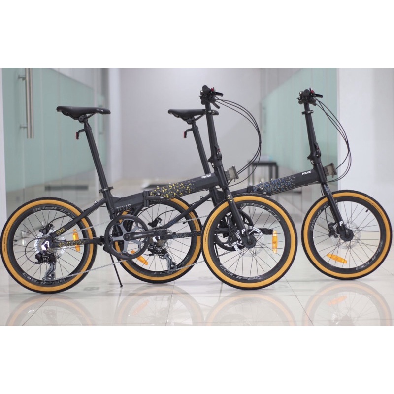 Sepeda lipat foldingbike Element Police Texas New 2022
