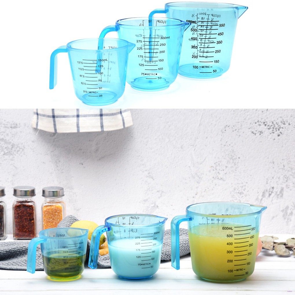 [READY STOCK] Plastic Measuring Cups Multi Measurement Baking Cooking Tool Liquid Measure Jug Container