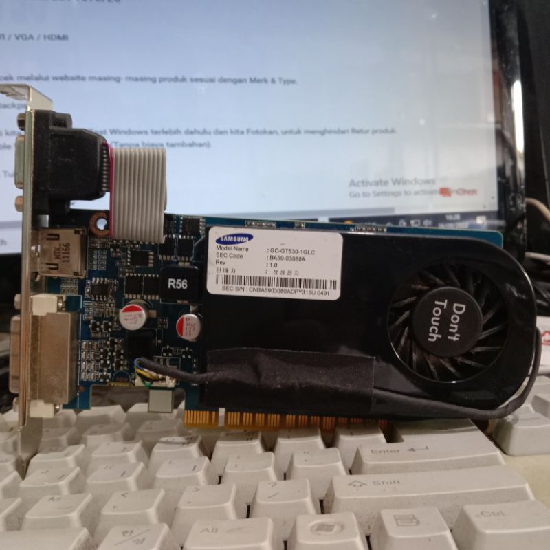 VGA card Samsung 1gb 128bit  DDR3