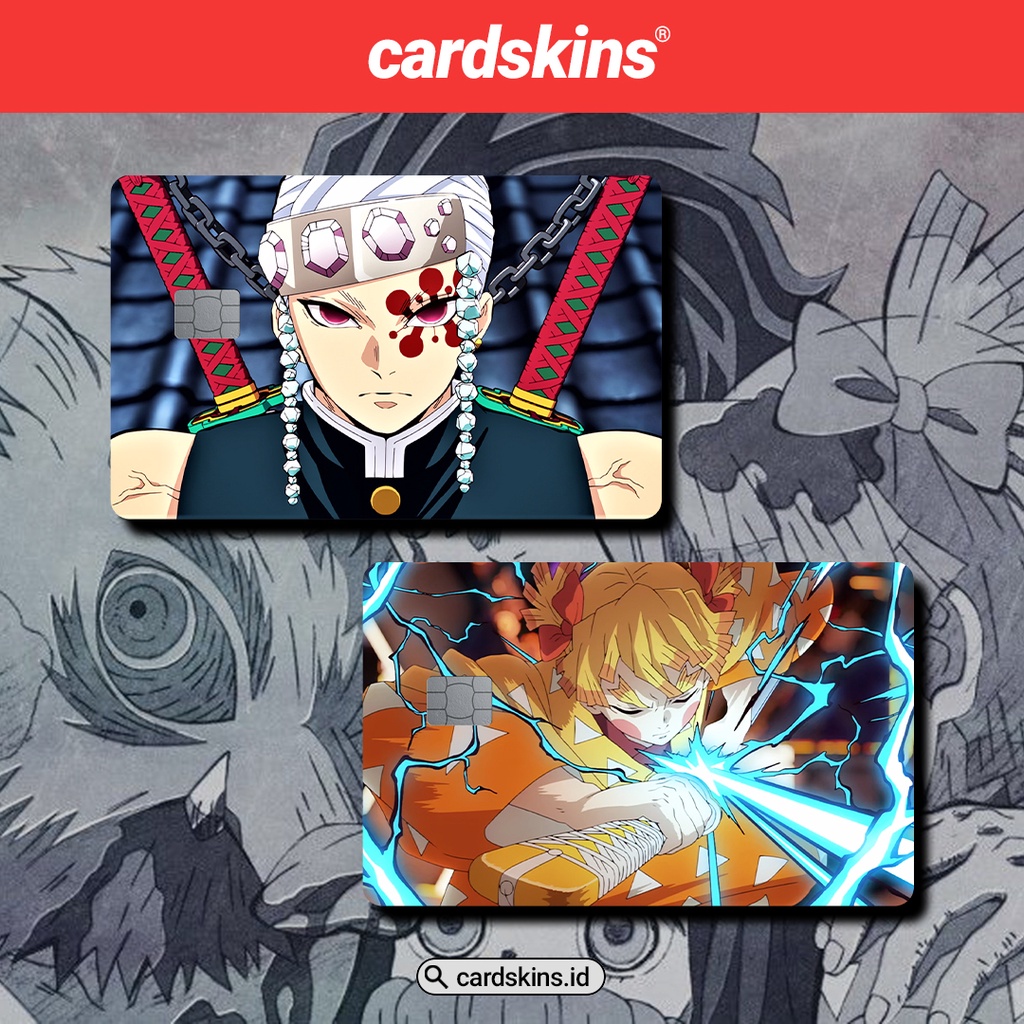 DEMON SLAYER SEASON 2 SPECIAL HOLOGRAM | GARSKIN / STICKER KARTU ATM / SKIN KARTU ATM / DEBIT / CREDIT / EMONEY / FLAZZ | CARDSKINS