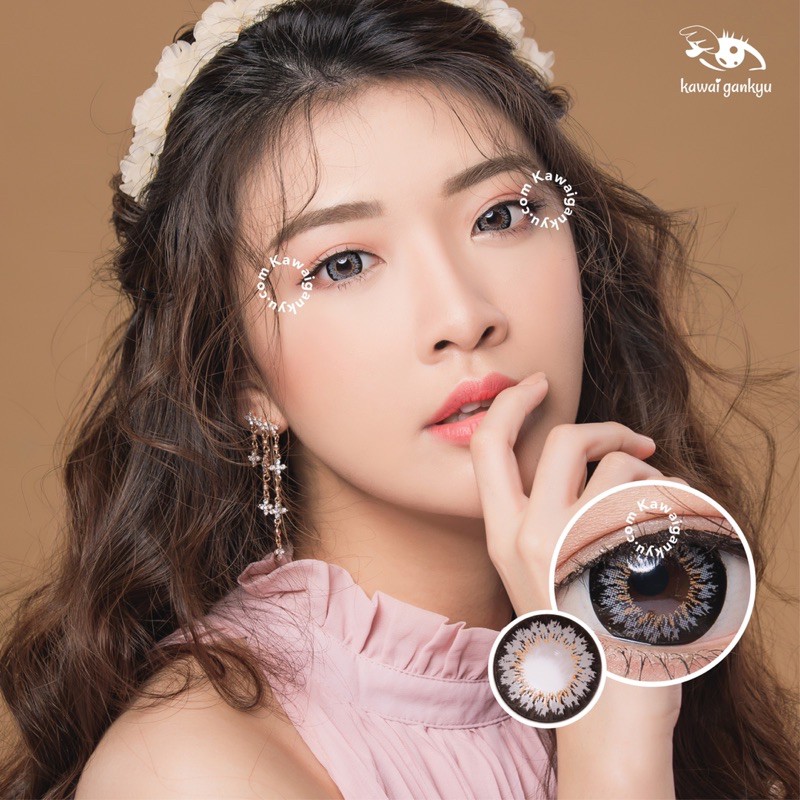 KawaiGankyu softlens - Princess 325 gray (1botol)