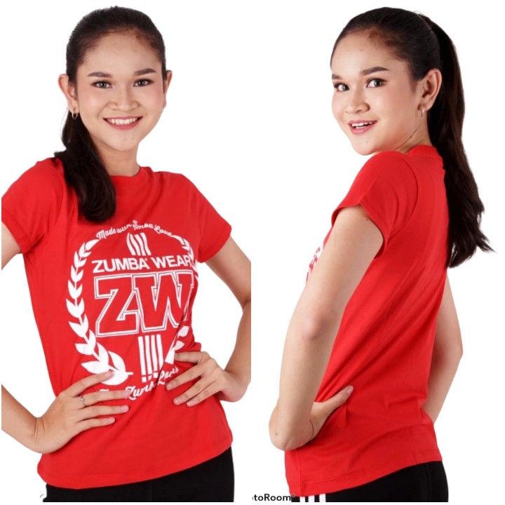 KAOS ZUMBA/KAOS OLAHRAGA WANITA/ BAJU ZUMBA ZW
